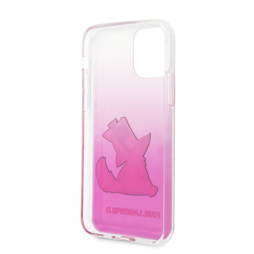 Karl Lagerfeld Apple iPhone 11 Pro Karl Lagerfeld Back cover coque Choupette Rose - Glasses