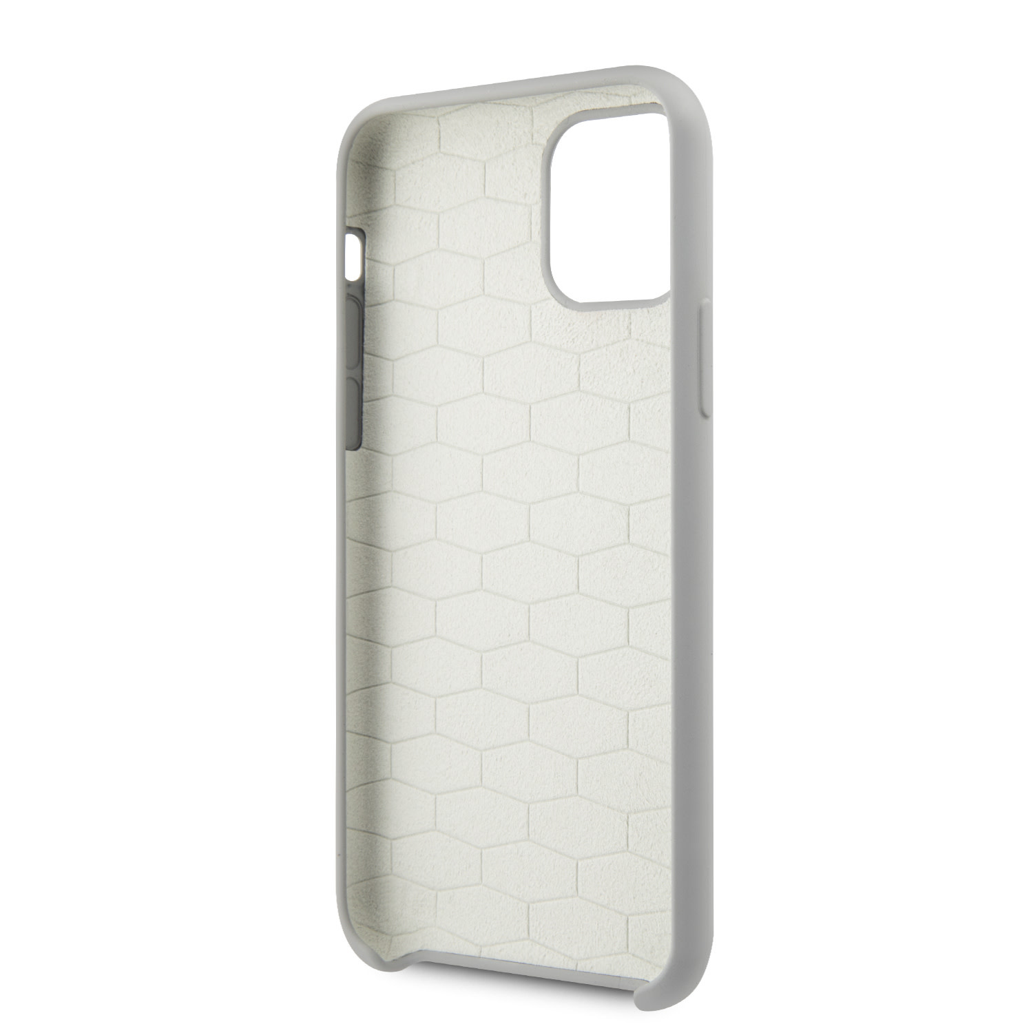 BMW Apple iPhone 11 Pro Max Grijs BMW Backcover hoesje Silicone - Logo M - BMHCN65MSILGR, foto 3 van 4