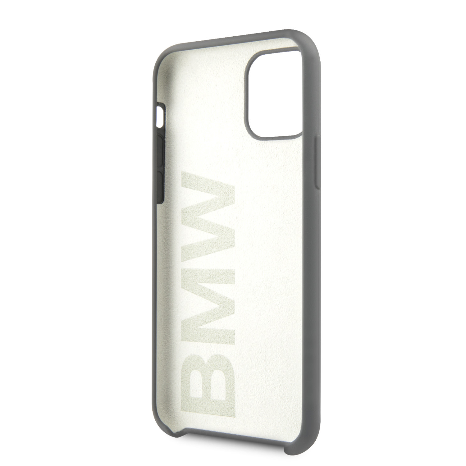 Op de kop van Baars zadel Apple iPhone 11 Pro Max Grijs BMW Backcover hoesje Signature - Silicone -  BMHCN65SILDG - NT Mobiel Accessoires - Nederland