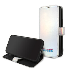 Guess Zilver hoesje iPhone 11 Pro - Book Case - Iridescent - Original - GUFLBKN58BLD
