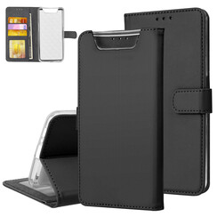 Zwart hoesje Samsung Galaxy A80 - Book Case - Pasjeshouder - Magneetsluiting (A805F)