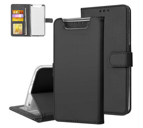 Samsung Galaxy A80 Book-Case hul Kartenhalter Schwarz - Magnetverschluss Samsung Galaxy A80 Book-Case hul Kartenhalter Schwarz - Magnetverschluss