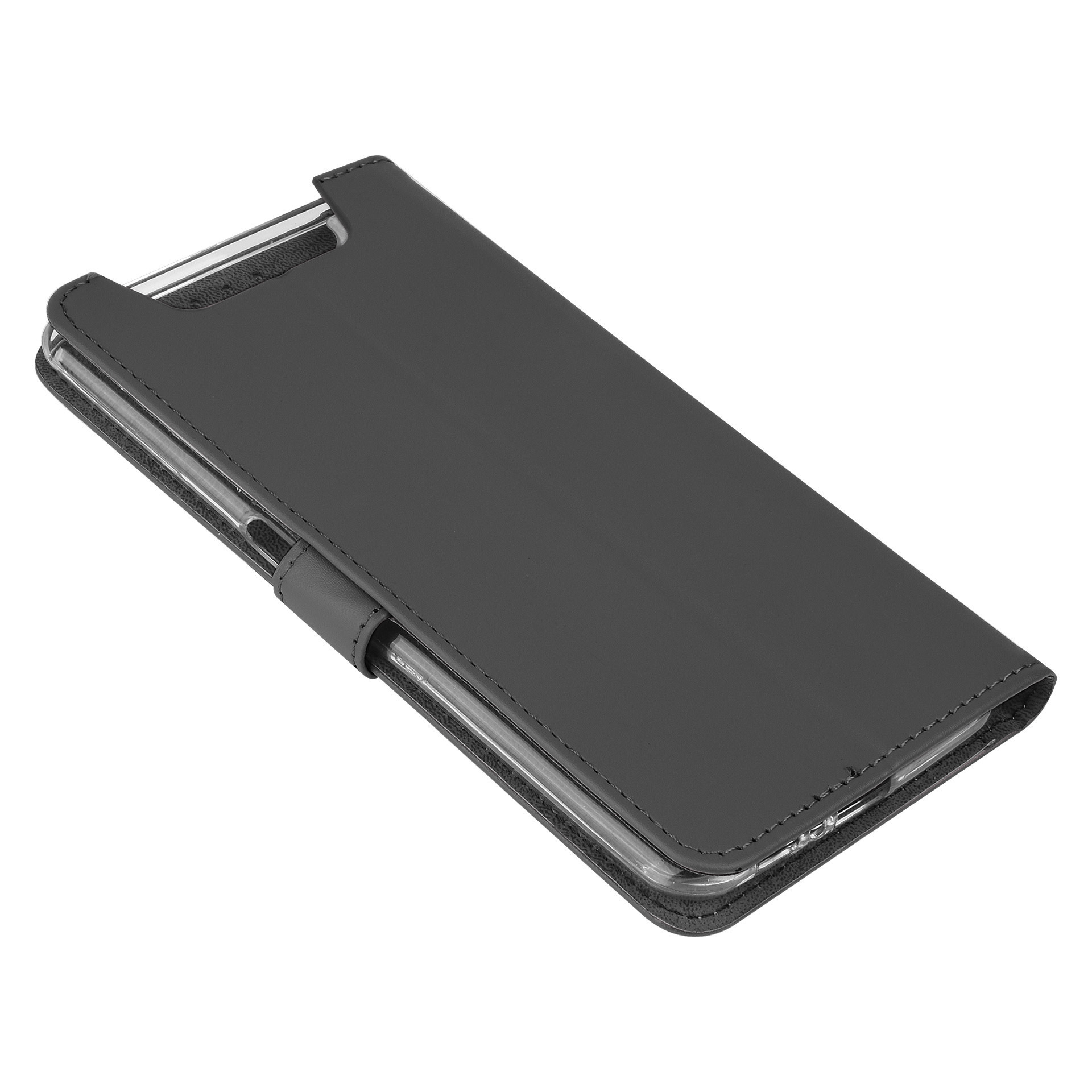Zwart hoesje Samsung Galaxy A80 - Book Case - Pasjeshouder - Magneetsluiting (A805F), foto 5 van 6