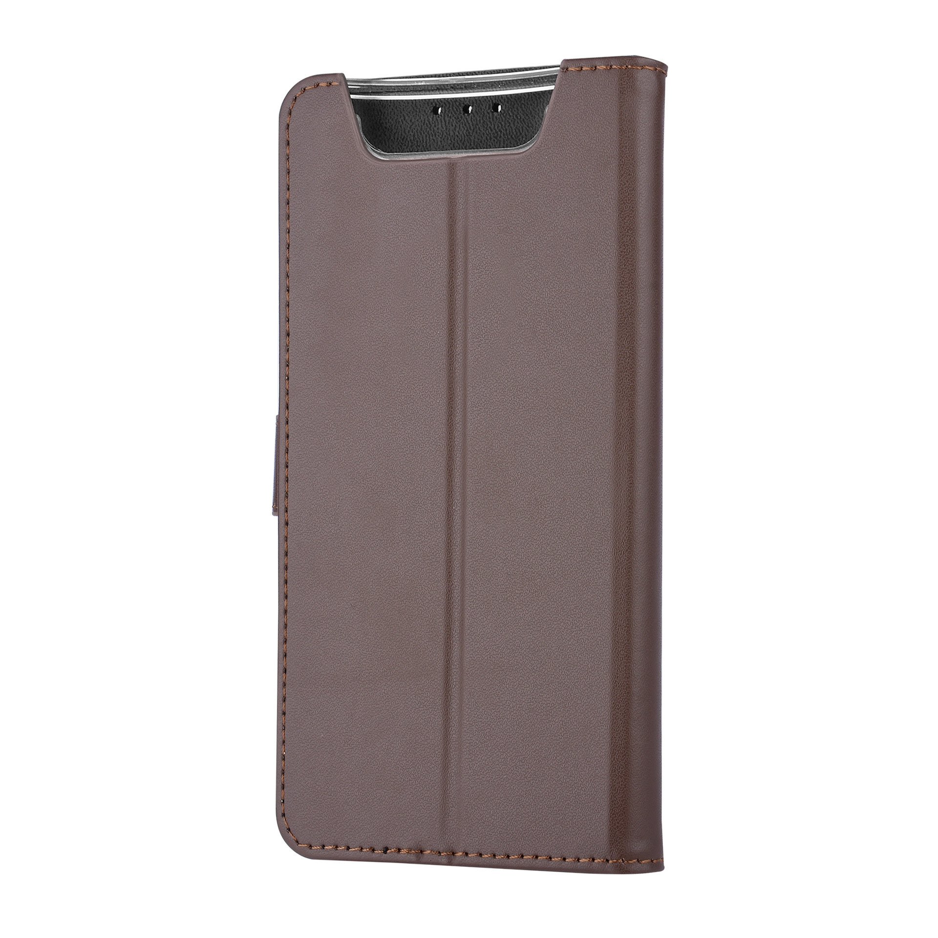 Bruin hoesje Samsung Galaxy A80 - Book Case - Pasjeshouder - Magneetsluiting (A805F), foto 2 van 6