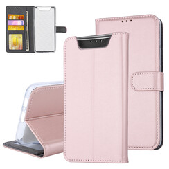 Samsung Galaxy A80 Book-Case hul Kartenhalter Rose Gold - Magnetverschluss