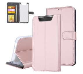 Samsung Galaxy A80 Book type case Card holder Rose Gold - Magnetic closure Samsung Galaxy A80 Book type case Card holder Rose Gold - Magnetic closure