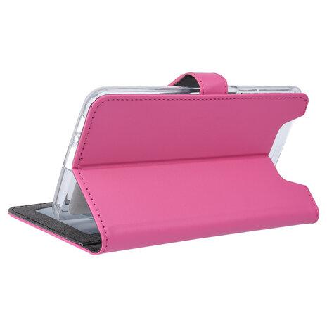 Samsung Galaxy A80 Book type case Card holder Hot Pink - Magnetic closure Samsung Galaxy A80 Book type case Card holder Hot Pink - Magnetic closure