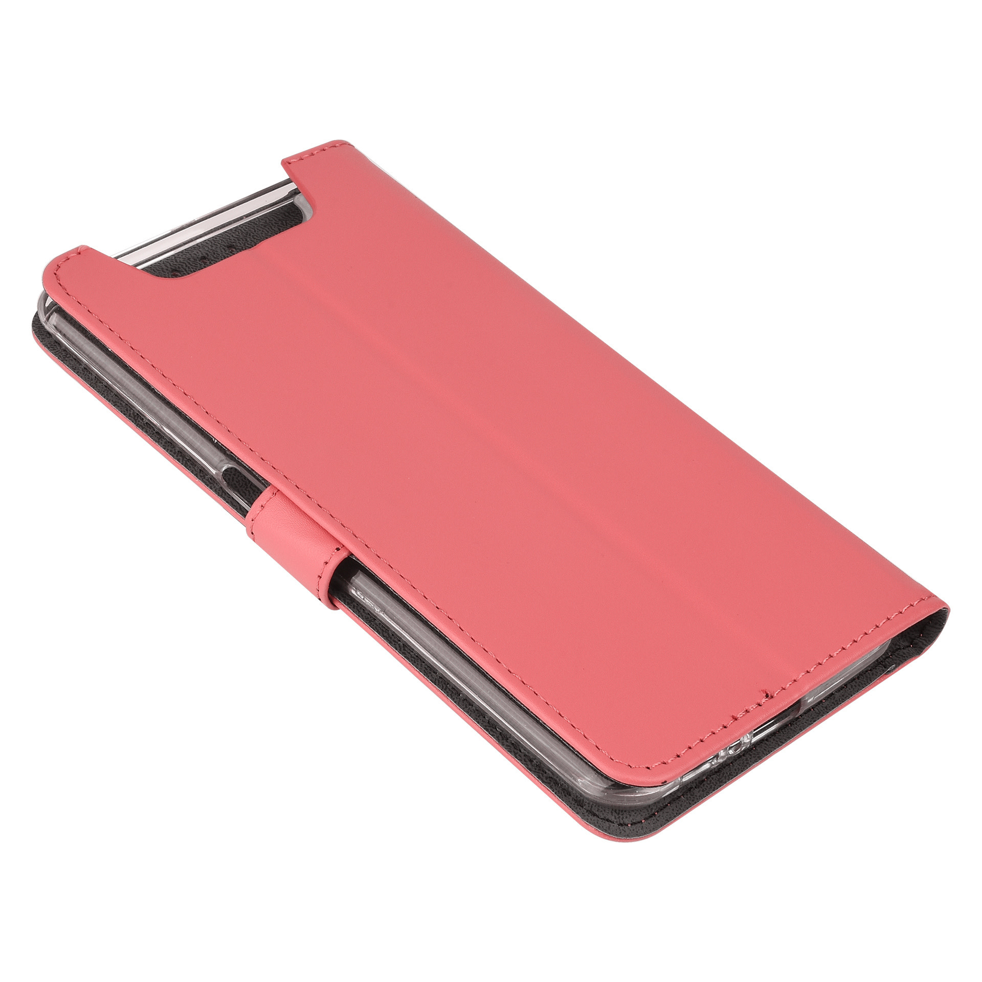 Rood hoesje Samsung Galaxy A80 - Book Case - Pasjeshouder - Magneetsluiting (A805F), foto 5 van 6