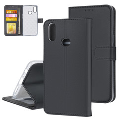 Samsung Galaxy A10s Book-Case hul Kartenhalter Schwarz - Magnetverschluss
