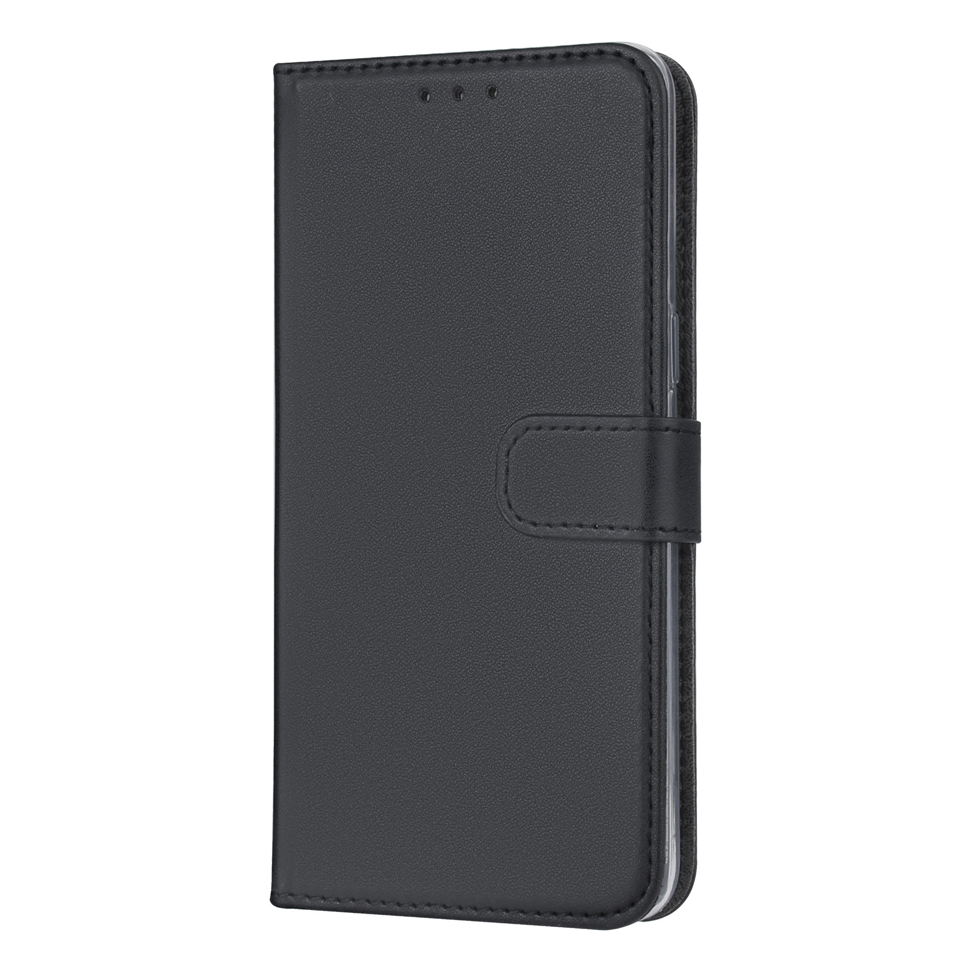 Zwart hoejse Samsung Galaxy A10s Book Case - Pasjeshouder - Magneetsluiting (A107F), foto 4 van 6