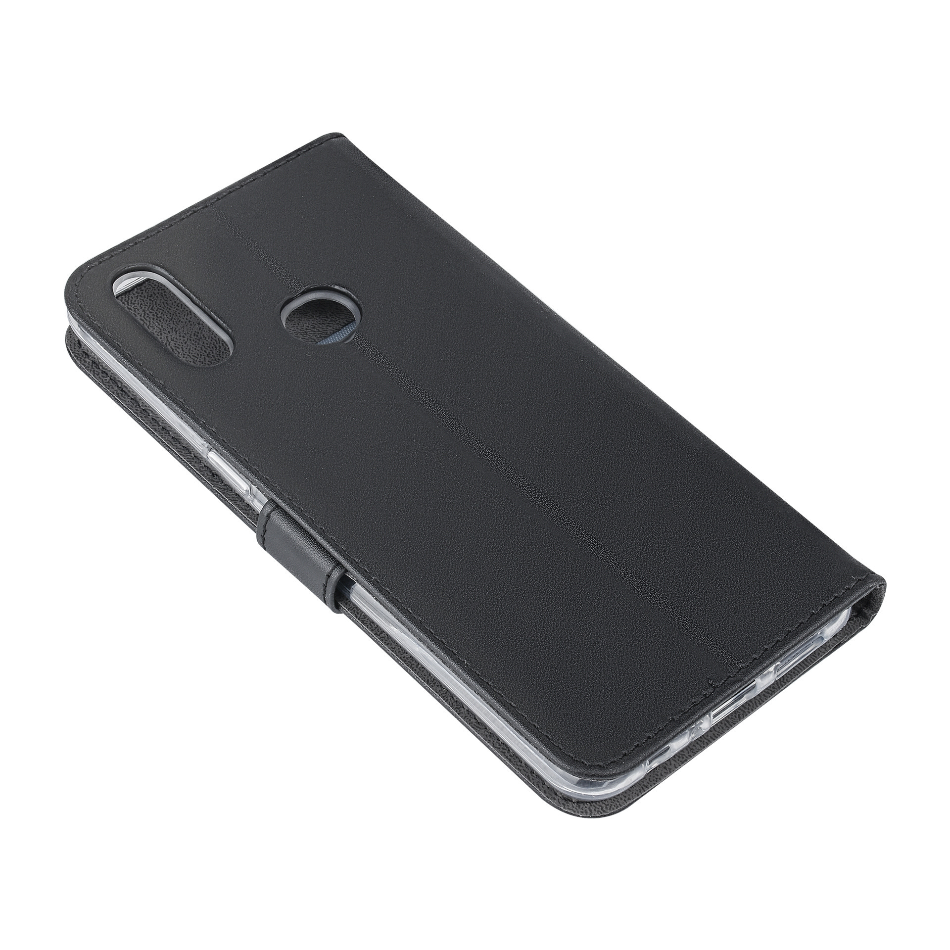 Zwart hoejse Samsung Galaxy A10s Book Case - Pasjeshouder - Magneetsluiting (A107F), foto 5 van 6