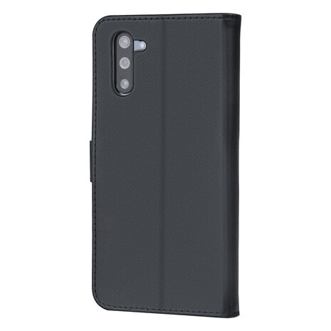 Samsung Galaxy Note 10 Book-Case hul Kartenhalter Schwarz - Magnetverschluss Samsung Galaxy Note 10 Book-Case hul Kartenhalter Schwarz - Magnetverschluss