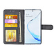 Samsung Galaxy Note 10 Book type housse Titulaire de la carte Noir - Fermeture magnétique Samsung Galaxy Note 10 Book type housse Titulaire de la carte Noir - Fermeture magnétique