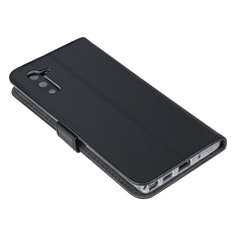 Zwart hoesje Samsung Galaxy Note 10 - Book Case - Pasjeshouder - Magneetsluiting (N970F) Zwart hoesje Samsung Galaxy Note 10 - Book Case - Pasjeshouder - Magneetsluiting (N970F)