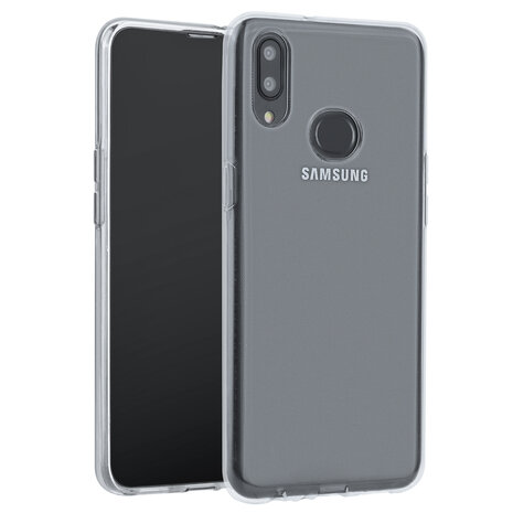 Samsung Galaxy A10 Transparant Backcover hoesje Silicone - Soft Touch Samsung Galaxy A10 Transparant Backcover hoesje Silicone - Soft Touch