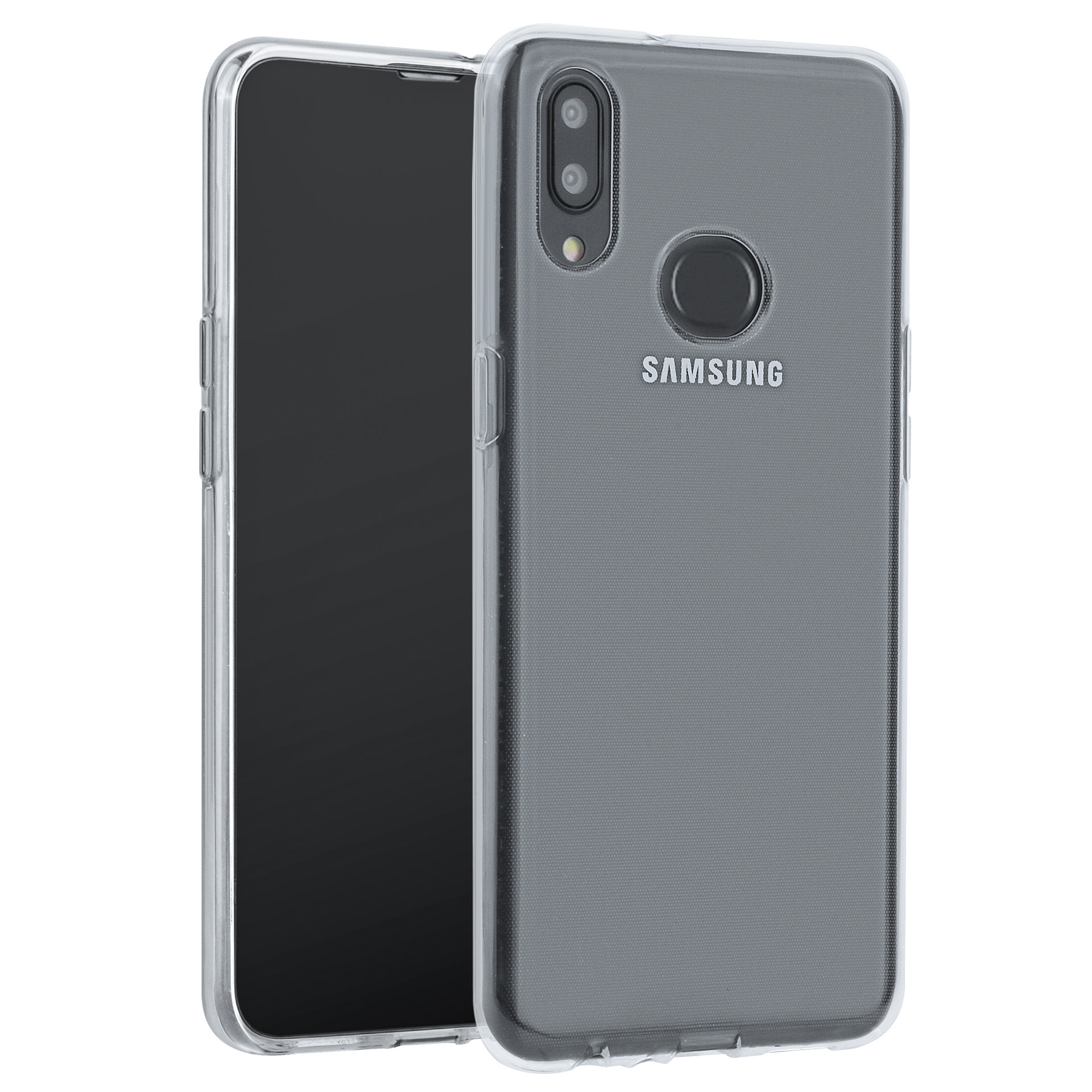 Samsung Galaxy A10 Transparant Backcover hoesje Silicone - Soft Touch, foto 5 van 6