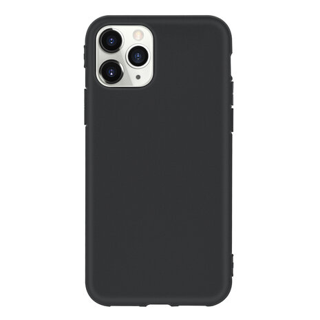 Apple iPhone 11 Pro Back-Cover hul Silicone Schwarz -Soft Touch