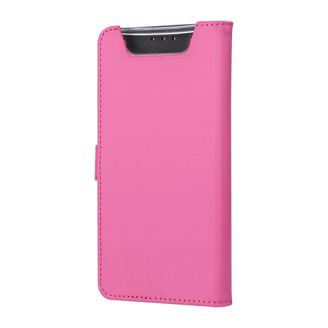 Samsung Galaxy A80 Book type case Card holder Hot Pink - Magnetic closure Samsung Galaxy A80 Book type case Card holder Hot Pink - Magnetic closure