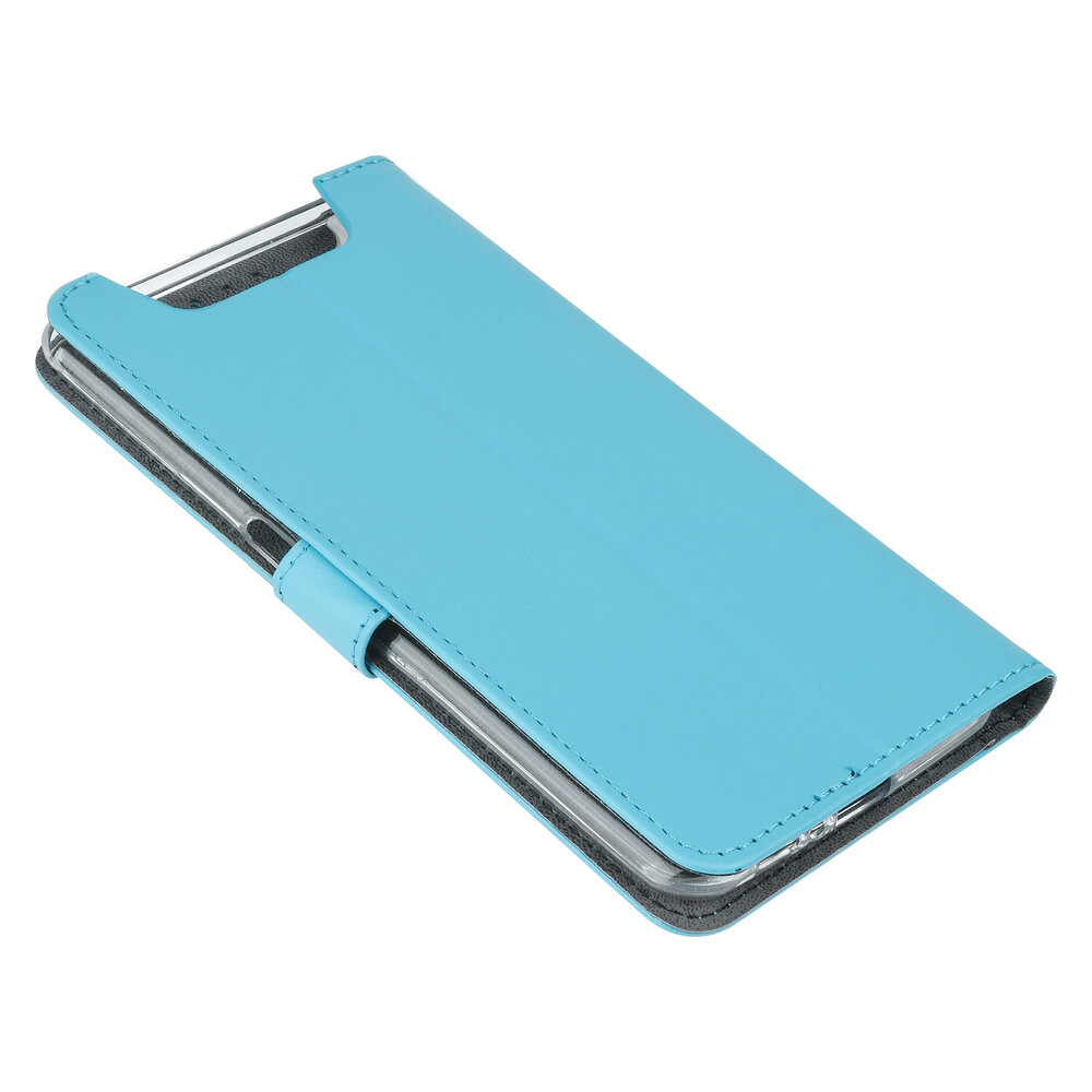 Samsung Galaxy A80 Book-Case hul Kartenhalter Blau - Magnetverschluss Samsung Galaxy A80 Book-Case hul Kartenhalter Blau - Magnetverschluss