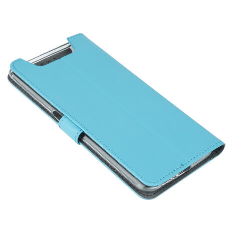 Samsung Galaxy A80 Book-Case hul Kartenhalter Blau - Magnetverschluss Samsung Galaxy A80 Book-Case hul Kartenhalter Blau - Magnetverschluss