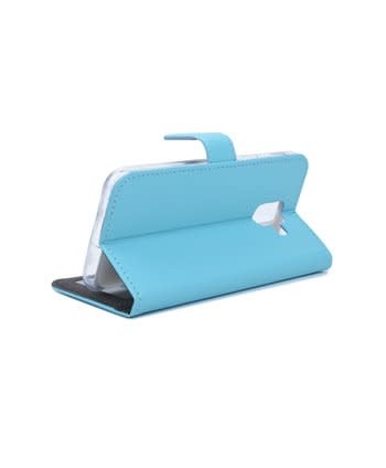 Blauw hoesje Samsung Galaxy A6 (2018) Book Case - Pasjeshouder - Magneetsluiting (A6 2018)