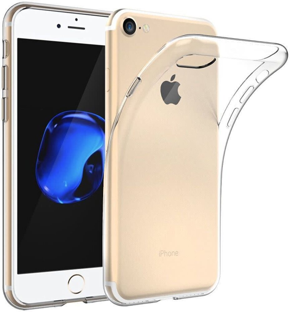 Apple iPhone 7/8 - Silicone coque - Transparent (8719273227312)
