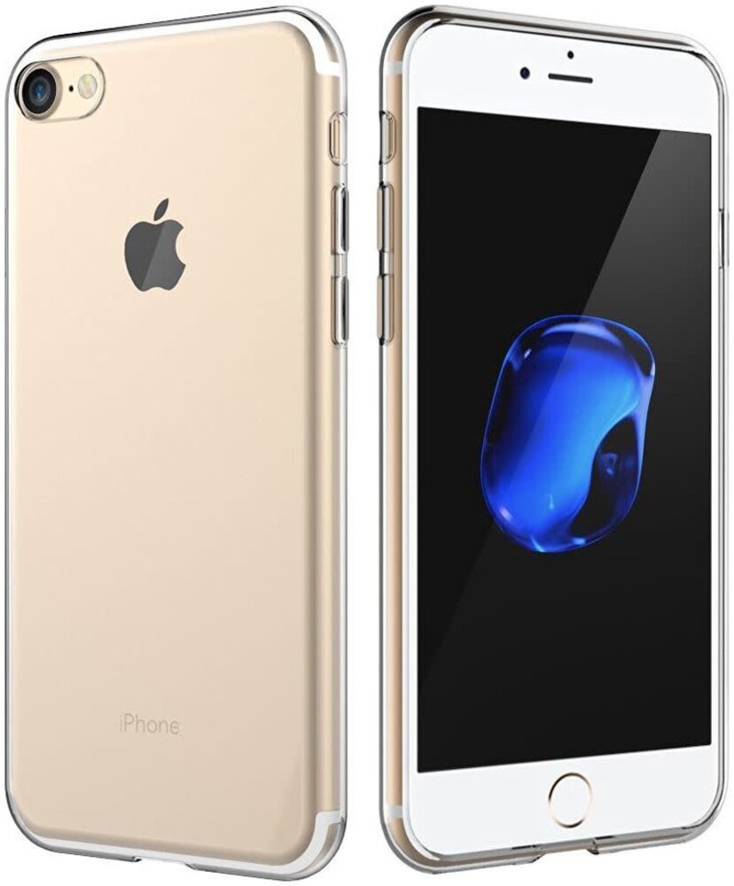 Apple iPhone 7/8 - Silicone coque - Transparent (8719273227312)