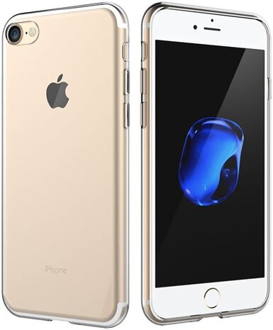 Apple iPhone 7/8 Plus- Silicone case - Transparent (8719273227312)