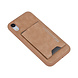 UNIQ Accessory UNIQ Accessory Apple iPhone XR Brown Back cover case - Card holder UNIQ Accessory UNIQ Accessory Apple iPhone XR Brown Back cover case - Card holder