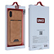 UNIQ Accessory UNIQ Accessory Apple iPhone XR Brown Back cover case - Card holder UNIQ Accessory UNIQ Accessory Apple iPhone XR Brown Back cover case - Card holder