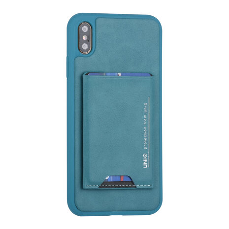 UNIQ Accessory UNIQ Accessory Apple iPhone Xs Max Green Back cover case - Card holder UNIQ Accessory UNIQ Accessory Apple iPhone Xs Max Green Back cover case - Card holder