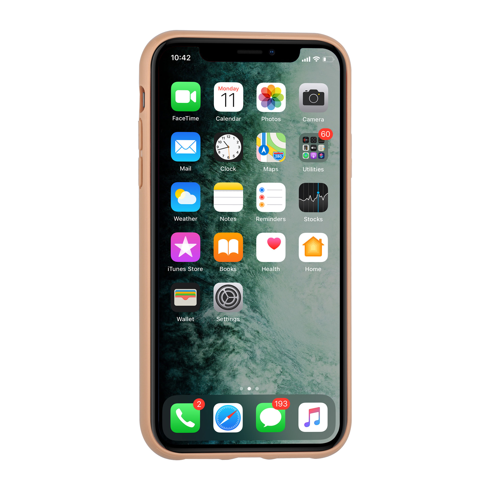 UNIQ Accessory UNIQ Accessory Apple iPhone 11 Pro Bruin Backcover hoesje Pasjeshouder, foto 3 van 6