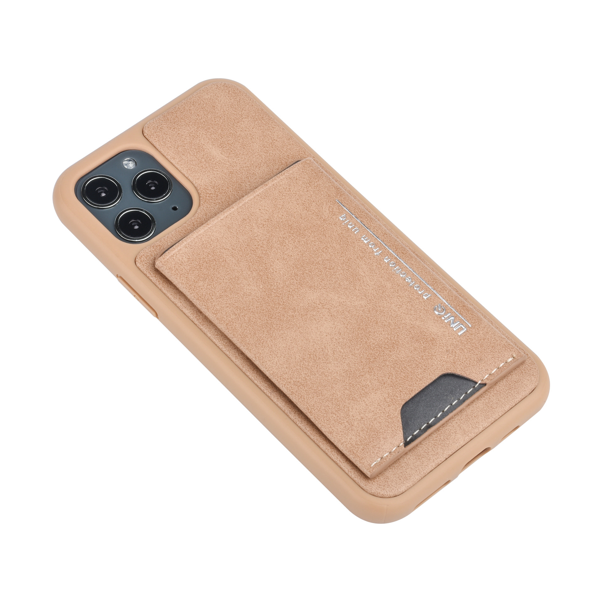 UNIQ Accessory UNIQ Accessory Apple iPhone 11 Pro Bruin Backcover hoesje Pasjeshouder, foto 4 van 6