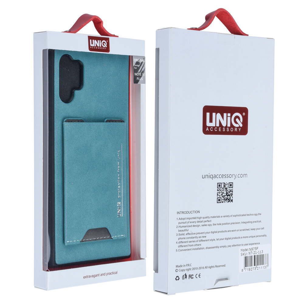 UNIQ Accessory UNIQ Accessory Samsung Galaxy Note 10 Plus Green Back cover case - Card holder UNIQ Accessory UNIQ Accessory Samsung Galaxy Note 10 Plus Green Back cover case - Card holder
