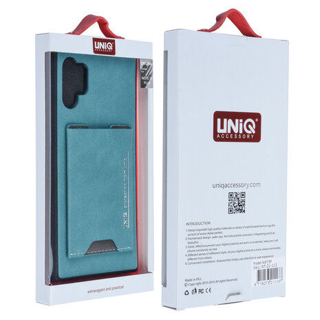 UNIQ Accessory UNIQ Accessory Samsung Galaxy Note 10 Plus Green Back cover case - Card holder UNIQ Accessory UNIQ Accessory Samsung Galaxy Note 10 Plus Green Back cover case - Card holder