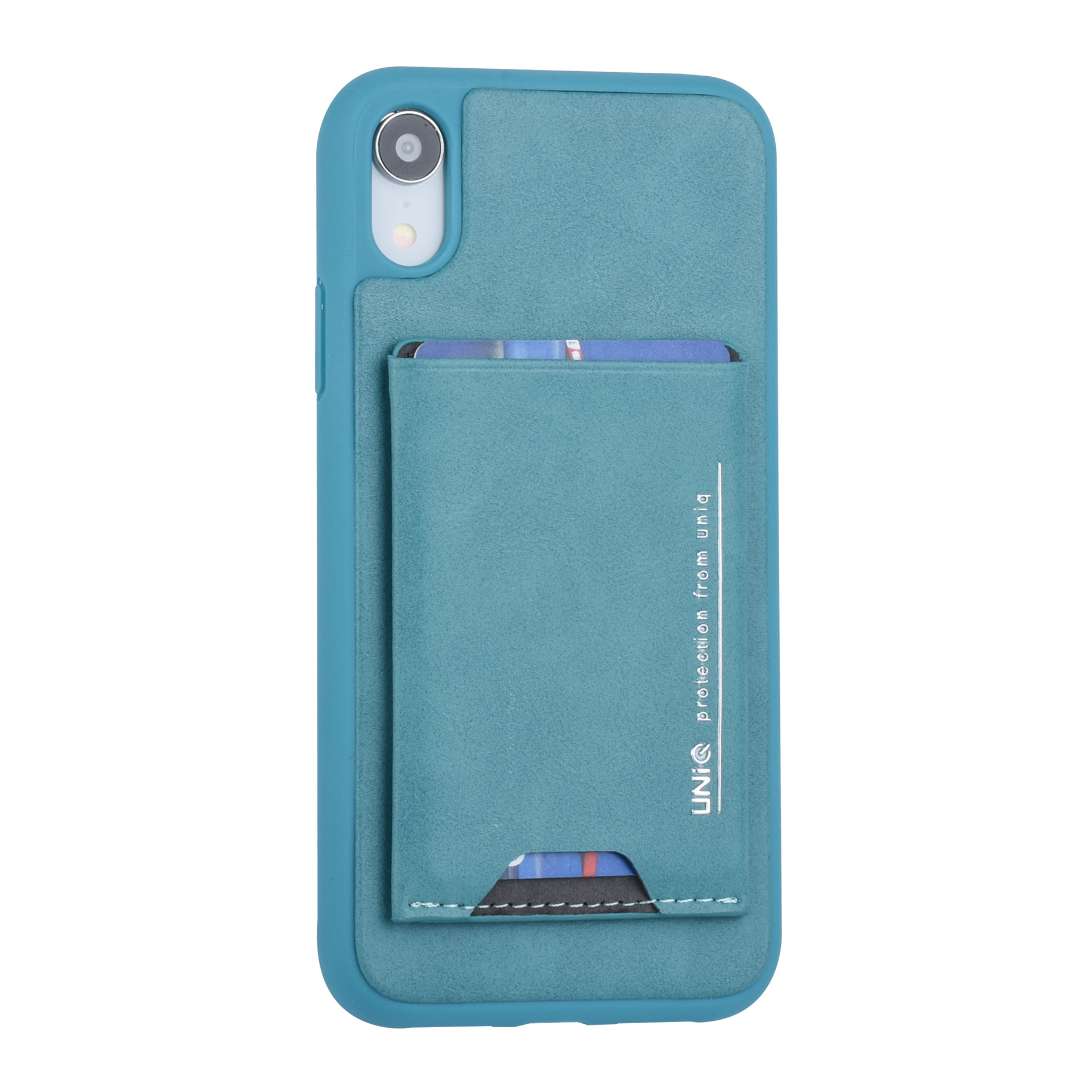 UNIQ Accessory UNIQ Accessory Apple iPhone XR Groen Backcover hoesje Pasjeshouder, foto 2 van 6