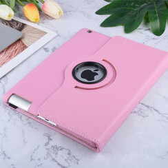 Apple iPad 2-3-4 Roze 360 graden draaibaar - Book Case Tablethoes