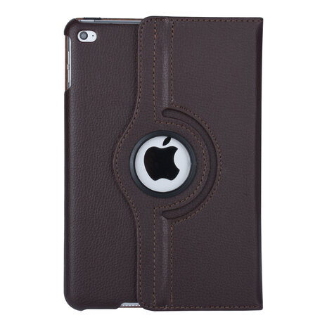 Apple Ipad Mini 4 Brown Book case Tablet - Rotatable Apple Ipad Mini 4 Brown Book case Tablet - Rotatable