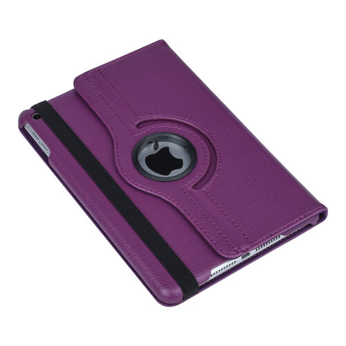 Apple iPad Mini 4 Paars 360 graden draaibare hoes - Book Case Tablethoes
