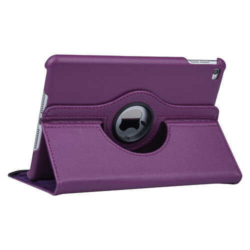 Apple iPad Mini 4 Paars 360 graden draaibare hoes - Book Case Tablethoes