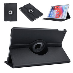 Apple iPad 10.2 (2019) Zwart 360 graden draaibare hoes - Book Case Tablethoes