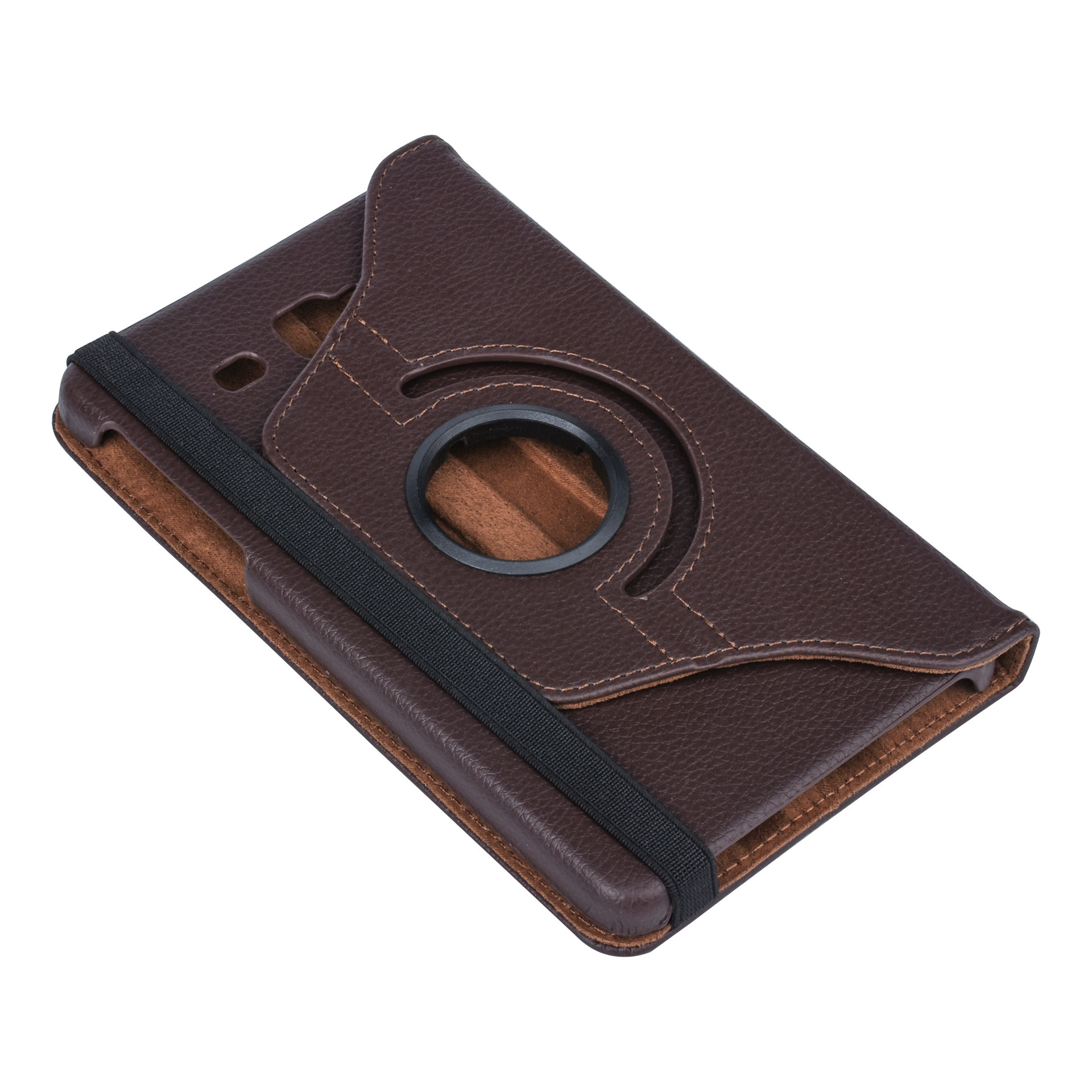 Samsung Tab A 7.0 2016 Bruin Book Case Tablethoes Draaibaar, foto 6 van 6