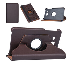 Samsung Tab A 7.0 2016 Bruin Book Case Tablethoes Draaibaar Samsung Tab A 7.0 2016 Bruin Book Case Tablethoes Draaibaar