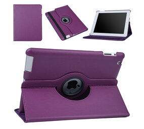 Apple iPad 2-3-4 Purple Book case Tablet - Rotatable Apple iPad 2-3-4 Purple Book case Tablet - Rotatable