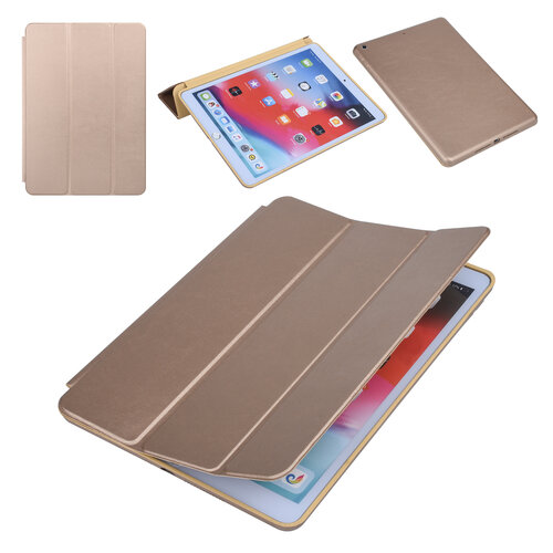 Apple iPad 10.2 (2019) Goud Smart Case - Book Case Tablethoes