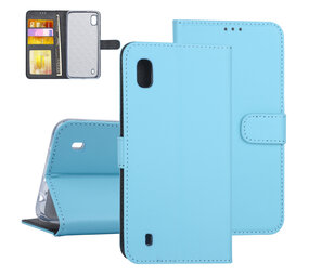 Blauw hoesje Samsung Galaxy A10 (2019) Book Case - Pasjeshouder - Magneetsluiting (A105F) Blauw hoesje Samsung Galaxy A10 (2019) Book Case - Pasjeshouder - Magneetsluiting (A105F)