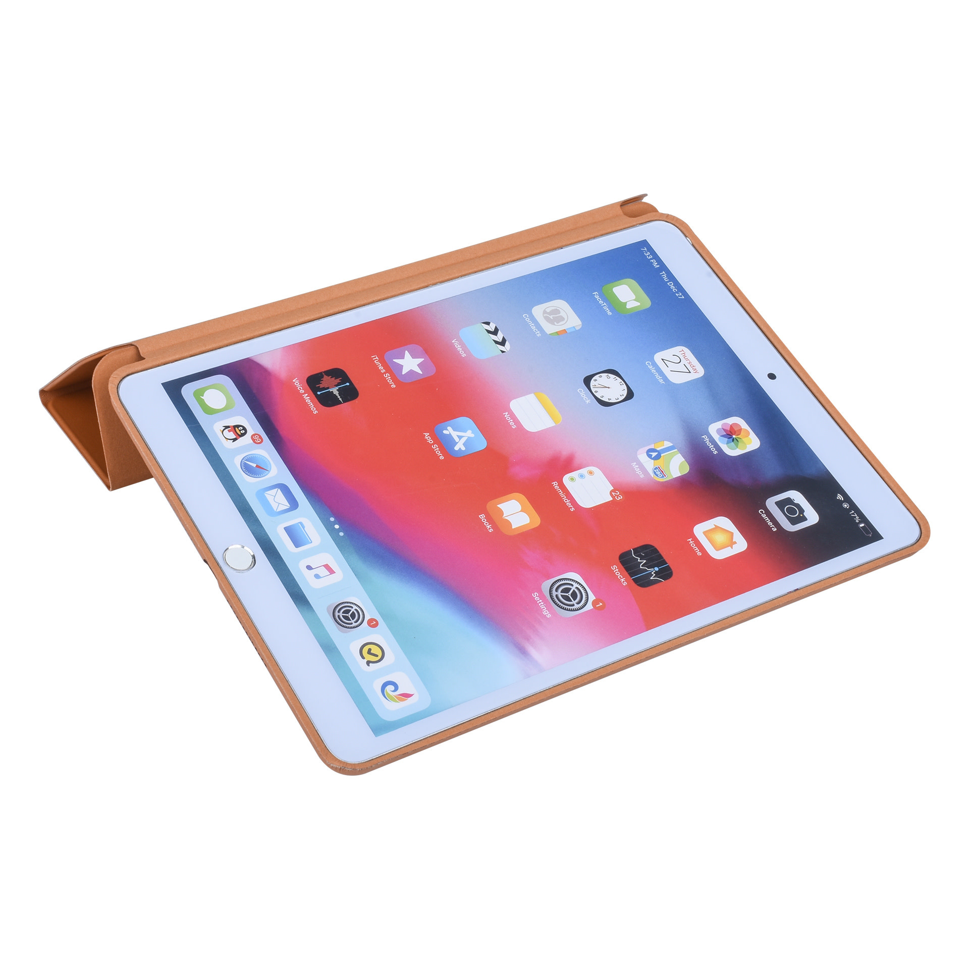 Apple iPad 10.2 2019 Bruin Book Case Tablethoes Smart Case, foto 5 van 6