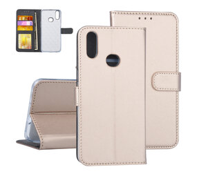 Goud hoesje Samsung Galaxy A10s - Book Case - Pasjeshouder (A107F) Goud hoesje Samsung Galaxy A10s - Book Case - Pasjeshouder (A107F)
