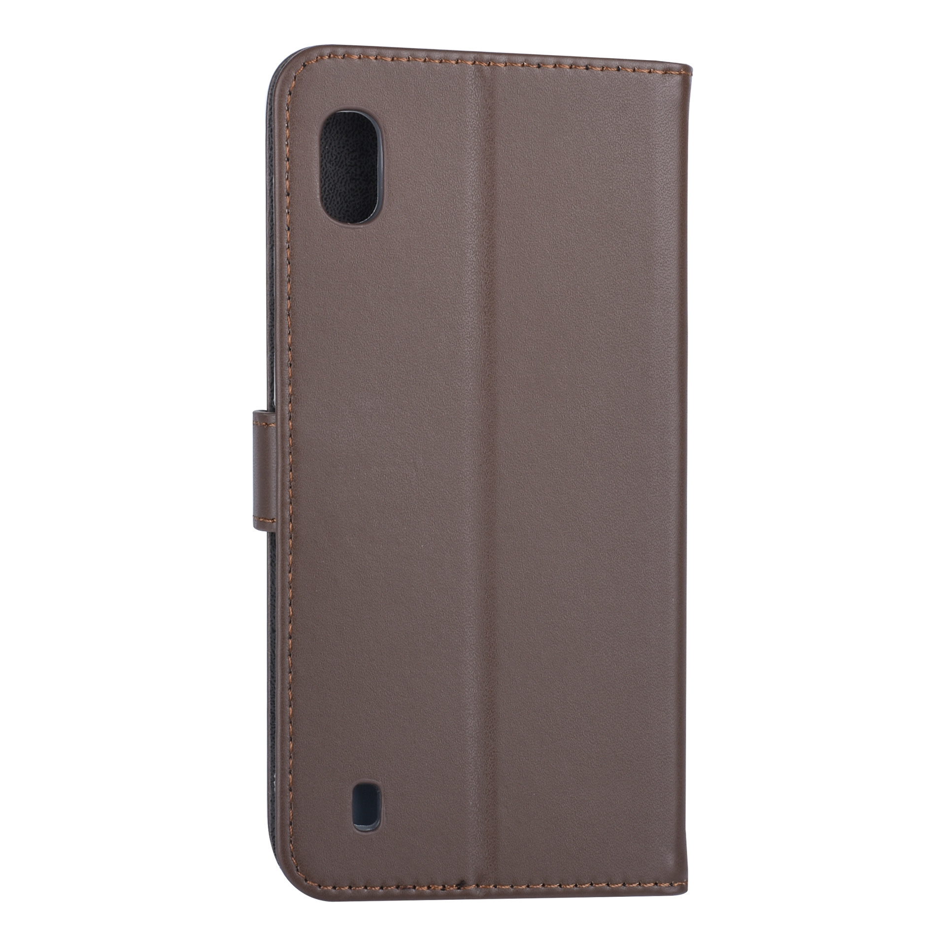 Bruin hoesje Samsung Galaxy A10 (2019) Book Case - Pasjeshouder - Magneetsluiting (A105F), foto 3 van 6