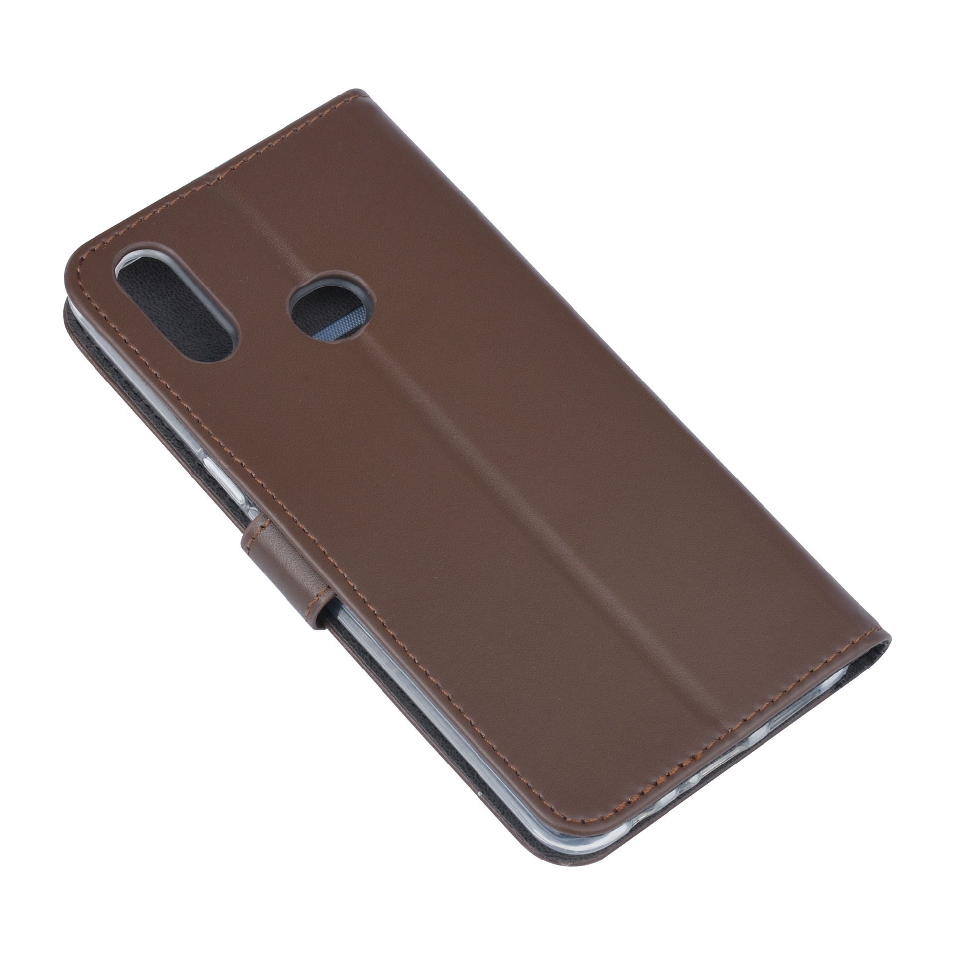 Bruin hoesje Samsung Galaxy A10s - Book Case - Pasjeshouder (A107F), foto 3 van 6